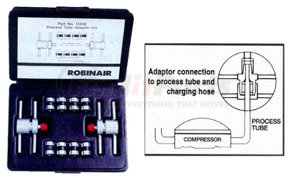 12458 by ROBINAIR - Process Tube Adapter Kit