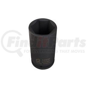 228MD by SUNEX TOOLS - 1/2" Drive, Deep Impact Socket, 28mm