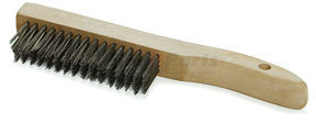 41228 by TITAN - SS SHOE HORN WIRE BRUSH