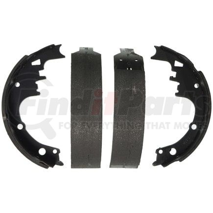PAB242D by WAGNER - ThermoQuiet Drum Brake Shoe Set