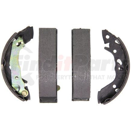 PAB663 by WAGNER - Wagner ThermoQuiet PAB663 Drum Brake Shoe Set