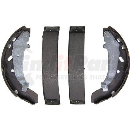 PAB716 by WAGNER - Wagner ThermoQuiet PAB716 Drum Brake Shoe Set