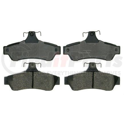 ZD1048A by WAGNER - QuickStop Ceramic Disc Brake Pad Set
