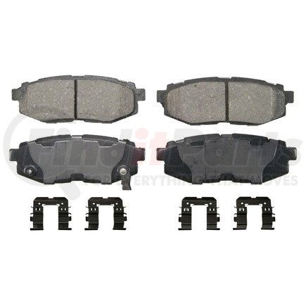 ZD1124 by WAGNER - QuickStop Ceramic Disc Brake Pad Set