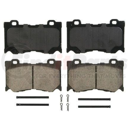 ZD1346 by WAGNER - QuickStop Ceramic Disc Brake Pad Set