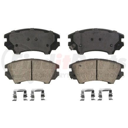 ZD1404 by WAGNER - QuickStop Ceramic Disc Brake Pad Set