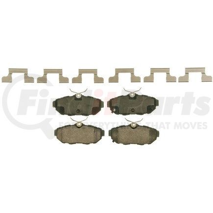 ZD1465 by WAGNER - QuickStop Ceramic Disc Brake Pad Set