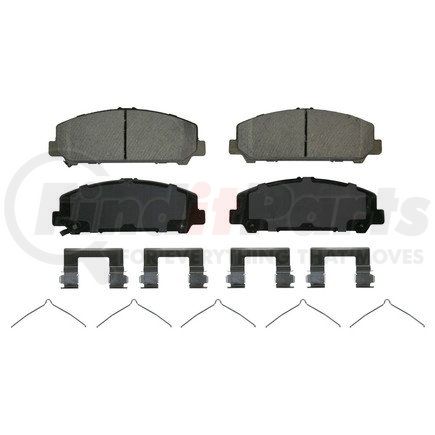 ZD1509 by WAGNER - QuickStop Ceramic Disc Brake Pad Set