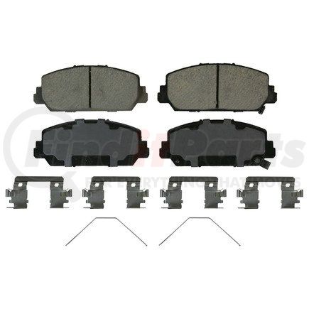 ZD1625 by WAGNER - QuickStop Ceramic Disc Brake Pad Set