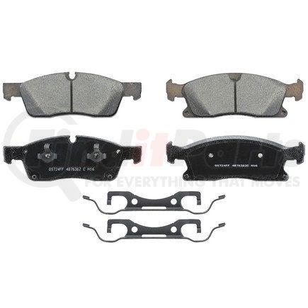 ZD1629 by WAGNER - QuickStop Ceramic Disc Brake Pad Set