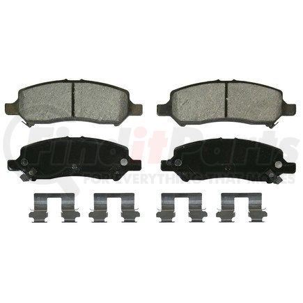 ZD1647 by WAGNER - QuickStop Ceramic Disc Brake Pad Set