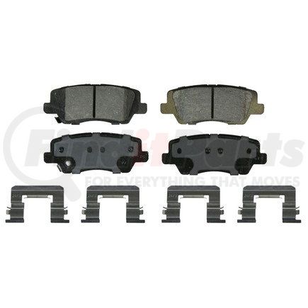 ZD1659 by WAGNER - QuickStop Ceramic Disc Brake Pad Set