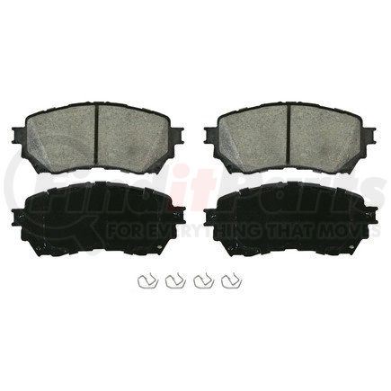 ZD1711 by WAGNER - QuickStop Ceramic Disc Brake Pad Set