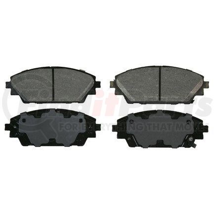 ZD1728 by WAGNER - QuickStop Ceramic Disc Brake Pad Set