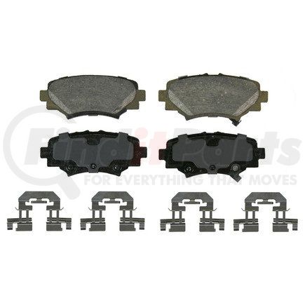 ZD1729 by WAGNER - QuickStop Ceramic Disc Brake Pad Set