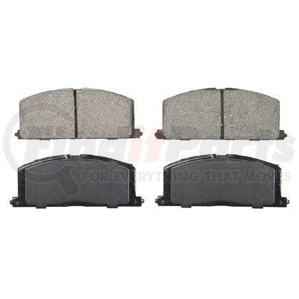 ZD242 by WAGNER - QuickStop Ceramic Disc Brake Pad Set