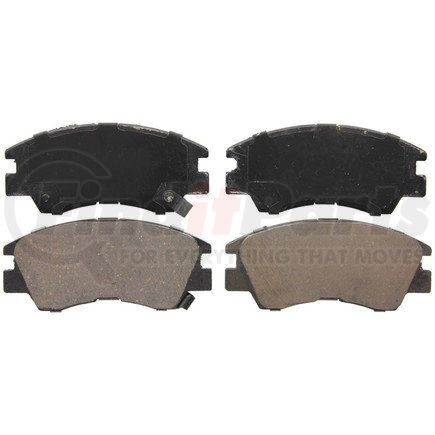 ZD349 by WAGNER - QuickStop Ceramic Disc Brake Pad Set