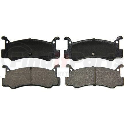 ZD366 by WAGNER - QuickStop Ceramic Disc Brake Pad Set