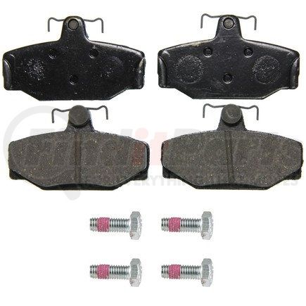 ZD391 by WAGNER - QuickStop Ceramic Disc Brake Pad Set