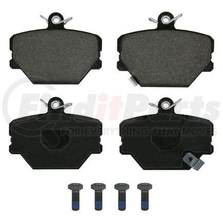 ZX1252 by WAGNER - QuickStop Semi-Metallic Disc Brake Pad Set