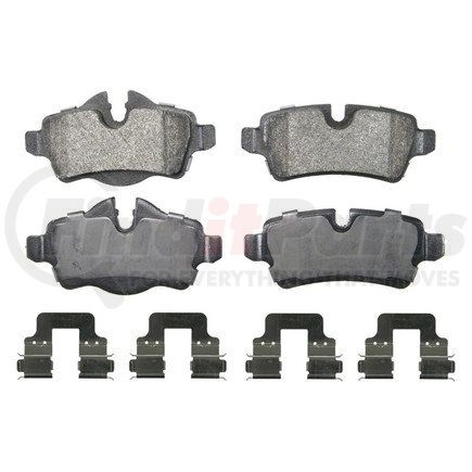 ZX1309 by WAGNER - QuickStop Semi-Metallic Disc Brake Pad Set