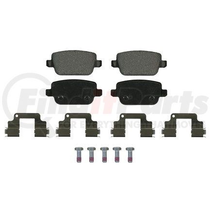 ZX1314 by WAGNER - QuickStop Semi-Metallic Disc Brake Pad Set