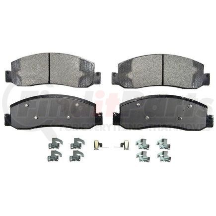 ZX1333 by WAGNER - QuickStop Semi-Metallic Disc Brake Pad Set