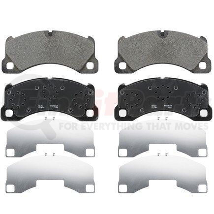 ZX1349 by WAGNER - QuickStop Semi-Metallic Disc Brake Pad Set