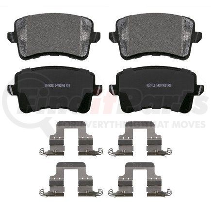 ZX1386 by WAGNER - Semi-Met Brake Pads