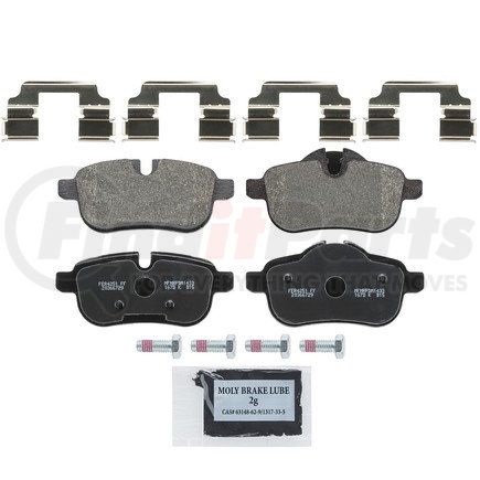 ZX1433 by WAGNER - Semi-Met Disc Pad Set