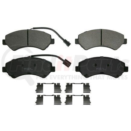 ZX1540 by WAGNER - Semi-Met Disc Pad Set