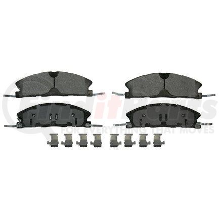 ZX1611A by WAGNER - QuickStop Semi-Metallic Disc Brake Pad Set