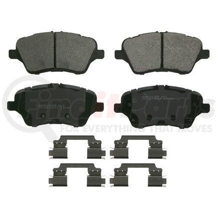 ZX1730 by WAGNER - Semi-Met Disc Pad Set