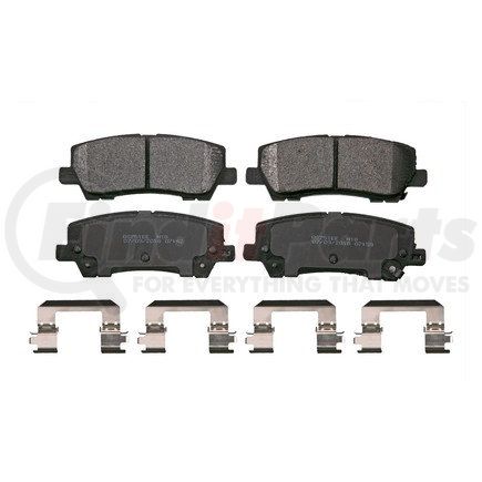 ZX1810 by WAGNER - Semi-Met Brake Pads