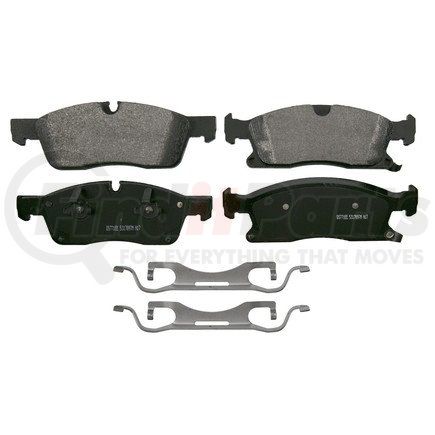 ZX1904A by WAGNER - Semi-Met Brake Pads