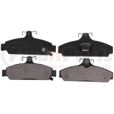 ZX216 by WAGNER - QuickStop Semi-Metallic Disc Brake Pad Set