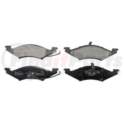 ZX257 by WAGNER - QuickStop Semi-Metallic Disc Brake Pad Set