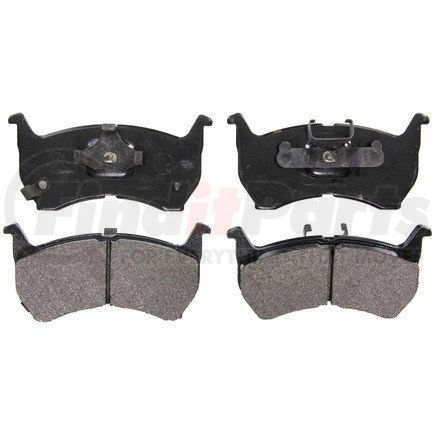 ZX317 by WAGNER - QuickStop Semi-Metallic Disc Brake Pad Set