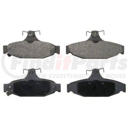 ZX413 by WAGNER - QuickStop Semi-Metallic Disc Brake Pad Set