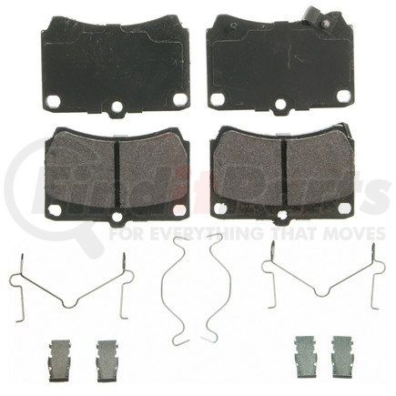 ZX466A by WAGNER - QuickStop Semi-Metallic Disc Brake Pad Set