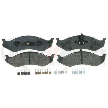 ZX477 by WAGNER - QuickStop Semi-Metallic Disc Brake Pad Set