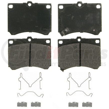 ZX473 by WAGNER - QuickStop Semi-Metallic Disc Brake Pad Set