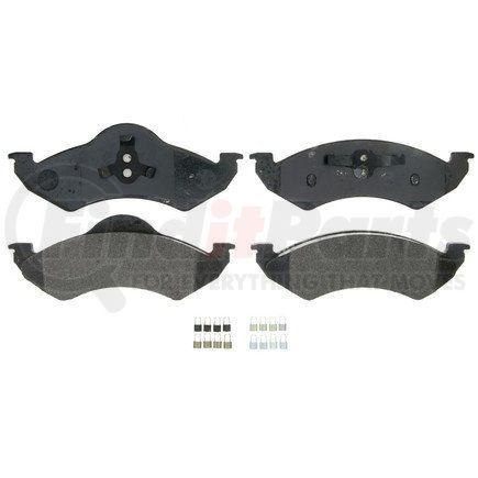 ZX820 by WAGNER - QuickStop Semi-Metallic Disc Brake Pad Set