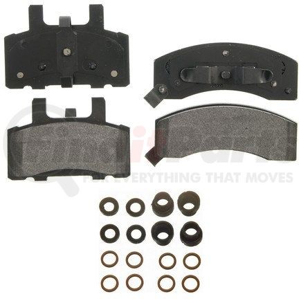 ZX845 by WAGNER - QuickStop Semi-Metallic Disc Brake Pad Set