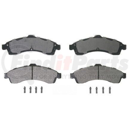 ZX882 by WAGNER - QuickStop Semi-Metallic Disc Brake Pad Set