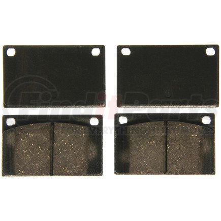 ZD43A by WAGNER - QuickStop Ceramic Disc Brake Pad Set