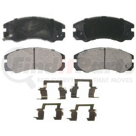 ZD579A by WAGNER - QuickStop Ceramic Disc Brake Pad Set