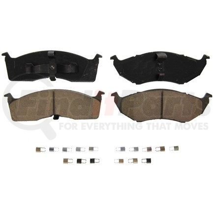 ZD591 by WAGNER - QuickStop Ceramic Disc Brake Pad Set