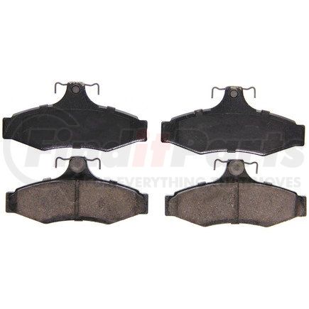 ZD724 by WAGNER - QuickStop Ceramic Disc Brake Pad Set