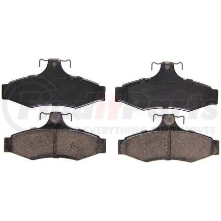 ZD724 by WAGNER - QuickStop Ceramic Disc Brake Pad Set